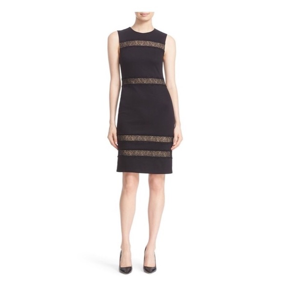 Alice + Olivia Dresses & Skirts - Alice + Olivia Fringed Black Sheath Dress size 4
